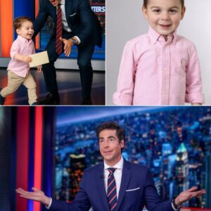 LIVE TV BOMBSHELL! Jesse Watters was left frozen mid-broadcast when a boy—no older than four, rumored to be his youngest son—suddenly appeared from backstage holding a mysterious box.