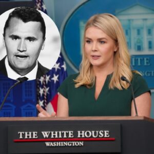 Karoline Leavitt got attacked from all sides after he posted a tribute to the late Charlie Kirk. Here's how she reacted