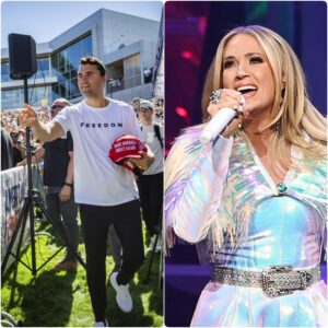 Breaking: Carrie Underwood recalls the tragic moment Charlie Kirk was shot at Utah Valley University.