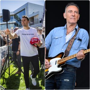 Breaking: Bruce Springsteen recalls the tragic moment Charlie Kirk was shot at Utah Valley University.