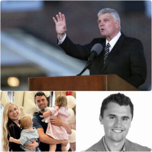 Franklin Graham mourns Charlie Kirk, calling him a “ray of light in the darkness.” She urges prayers for his family as the nation grapples with this tragic loss.