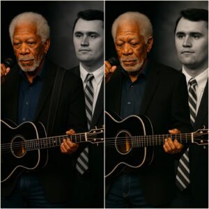 An Unexpected Farewell: Morgan Freeman’s Voice at Charlie Kirk’s Memorial - H