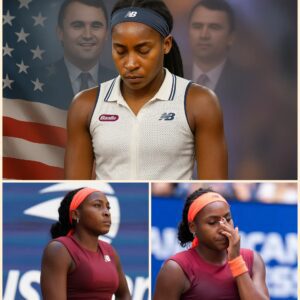 Last night, Coco Gauff turned a packed stadium into something unforgettable. Midway through her match—right as the tension rose and the crowd roared—she suddenly paused play.