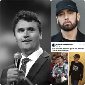 Eminem Stuns Nation: Charlie Kirk’s Death “A Dark Plan, Not Random” Bee Gees Legend Demands Justice, Pledges Support for Kirk’s Family