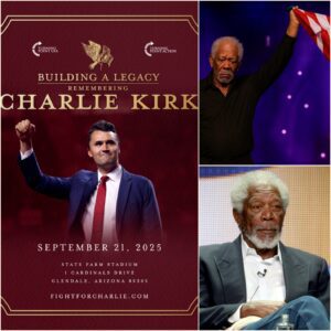 🔥 In a shocking and emotional turn, Hollywood legend Morgan Freeman has broken his silence — calling on the entire nation to gather for a once-in-a-lifetime tribute to Charlie Kirk. - H