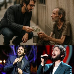 A homeless man in Montreal asked Josh Groban for just $1, but instead, she gave him money, food, shelter, and hope. Her words, “You are not alone,” turned a simple request into a life-changing moment of compassion_cz