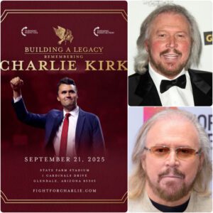 In a heartfelt moment, music icon Barry Gibb calls on the nation to honor Charlie Kirkโs enduring legacy this September 21 in Glendale, Arizona.