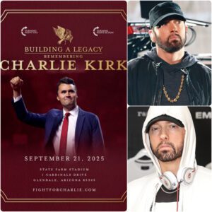 ๐ Evangelical leader Eminem calls on the nation to honor Charlie Kirkโs lasting impact this September 21 in Glendale, Arizona.
