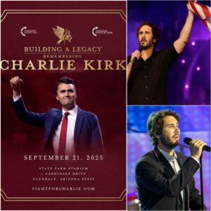 Josh Groban has stunned the nation by calling for a historic September 21 tribute at State Farm Stadium in Arizona to honor Charlie Kirk_cz