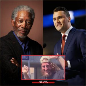 🚨 Morgan Freeman Stuns Hollywood: Lifetime Ban After Crew Member Mocked Charlie Kirk’s Death 🚨 - H
