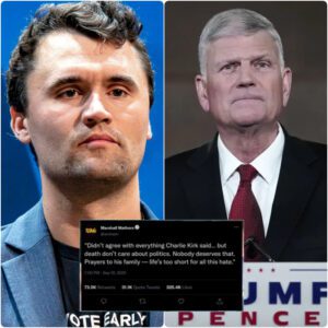 ๐ Franklin Graham broke his silence on Charlie Kirkโs passing, choosing compassion over controversy.