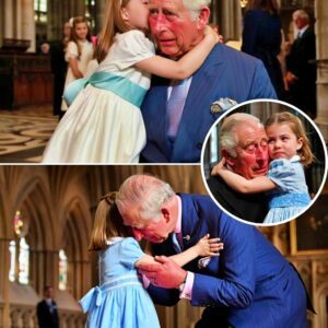 HEART-MELTING ROYAL MOMENT. At Westminster Abbey, tradition stood still — and love took over. As King Charles, weary from his ongoing cancer battle