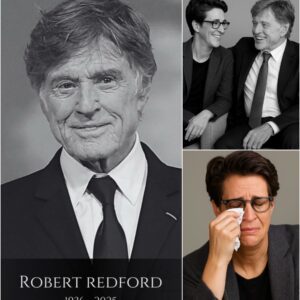 BREAKING NEWS : Robert Redford has passed away at the age of 89, but what truly shattered the world’s heart was Rachel Maddow’s deeply emotional reaction