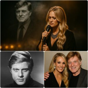 Carrie Underwood bid farewell to Robert Redford with a powerful ballad, a heartfelt tribute to their lasting bond. Each note was a promise that their connection would never fade.