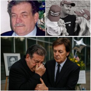 PAUL MCCARTNEY KNEELS IN TEARS: Music Legend Comforts Charlie Kirk’s Grieving Father at Phoenix Memorial, Turning Silent Vigil into a National Moment of Unity and Heartbreak