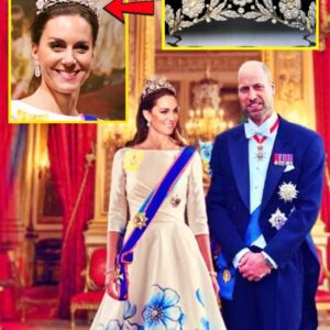 OMG! Princess Catherine STEALS ALL EYES in Stunning McQueen Gown & Queen Mother's Strathmore Rose Tiara That Camilla and Meghan NEVER HAD - NGL