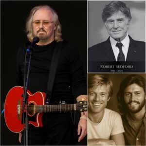 Barry Gibb emotionally released the last emotional handwritten letter that Robert Redford sent him before he passed away, leaving fans choked up._cz