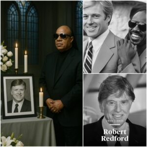 Stevie Wonder Breaks Down at Robert Redford’s Memorial, Revealing a Secret Journal Entry That Shook the World nn