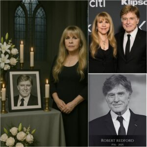 At Robert Redford’s memorial, Stevie Nicks revealed a decades-old diary note in which he foresaw his decline_cz