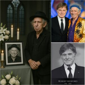 At Robert Redford’s memorial, Keith Richards revealed a decades-old diary note in which he foresaw his decline_cz
