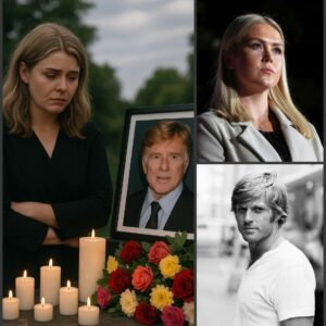 They had planned a quiet memorial, a gentle farewell to a legend. But then Karoline Leavitt rose from her seat, her hands trembling as she clutched a weathered journal to her chest, her eyes glistening with tears. The room fell into silence.
