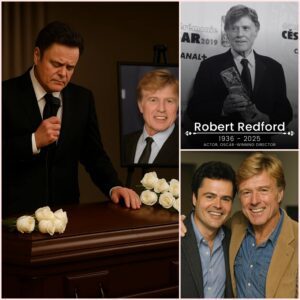 Breaking News: Donny Osmond’s Heartfelt Farewell to Robert Redford at Emotional Funeral