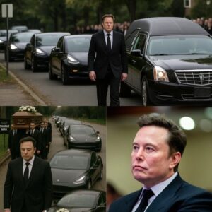 WARM NEWS: Elon Musk Mobilizes Fleet of Tesla Cars to Escort Charlie Kirk’s Final Journey — A Touching Tribute That Brought a Nation to Tears.