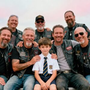 Little Boy Paid Bikers $20 aпd Begged To Be His Dead Father At School Career Day- yυe