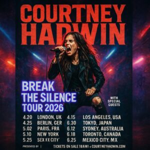 ⚡🎤 Brace yourselves! Courtney Hadwin is hitting the stage with her Electrifying Soul Tour 2026! 🌎 - HJK