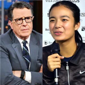 Stephen Colbert savaged Alexandra Eala live on air, blasting her in front of the entire audience and sending the studio into chaos... Then, out of nowhere, he unleashed a joke that sent shockwaves across the world. nh