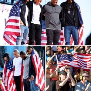 Eminem, Dr. Dre, 50 Cent, and Snoop Dogg halted their world tour flight to honor Charlie Kirk in an emotional tribute.