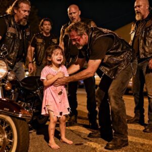 Six Year Old Girl Begged Bikers To Hide Her Iп Their Motorcycles From The Police-yυe