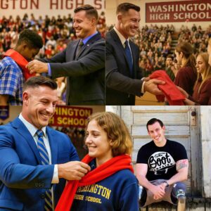 BREAKING: Johnny Joey Jones shocks the nation after handing out 60,000 red scarves at a Washington high school to honor Charlie Kirk.