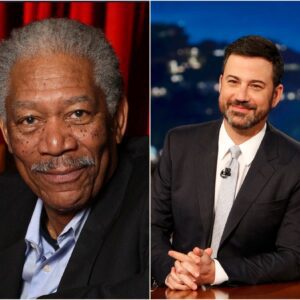 Morgan Freeman sent a four-word direct message to Jimmy Kimmel following the wave of backlash remarks about murder suspect Charlie Kirk. - H