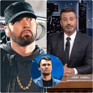 BREAKING: Eminem stuns Hollywood with a brutal 4-word strike on Jimmy Kimmel as Disney suspends his show indefinitely.