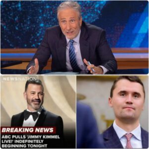 🔥 “Enough is enough!” — Jon Stewart blasts Jimmy Kimmel over remarks on Charlie Kirk’s death, calling out the lack of humanity.