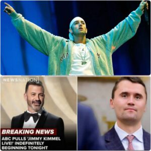 🔥 “Enough is enough!” — Eminem blasts Jimmy Kimmel over remarks on Charlie Kirk’s death, calling out the lack of humanity.