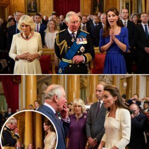 ROYAL EARTHQUAKE AT THE PALACE! FREEZE FRAME. The gilded chamber was silent. Courtiers shifted nervously. Cameras caught the moment King Charles cleared his throat…