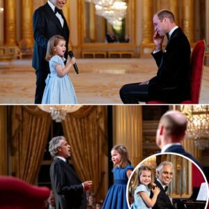 ROYAL SHOCKER AT THE PALACE! Last night, the world stood still as Princess Charlotte took the stage beside the legendary Andrea Bocelli in a moment no one will ever forget.