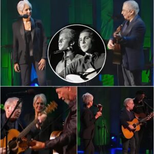 Two iconic folk legends of the ’60s reunited for a magical moment on stage: Joan Baez and Paul Simon delivered a stunning cover of Simon & Garfunkel’s classic ‘The Boxer’.