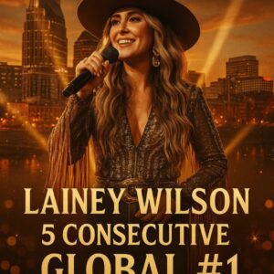 Lainey Wilson Becomes First of Her Generation With Five Consecutive Global Number-One Country Albums - H