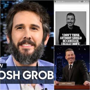 “WE WILL NOT BE SILENT” — Josh Groban Unleashes Fury on Jimmy Kimmel, Sending Shockwaves Through the Entertainment Industry_cz