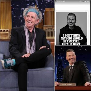 “WE WILL NOT BE SILENT” — Keith Richards Unleashes Fury on Jimmy Kimmel, Sending Shockwaves Through the Entertainment Industry_cz