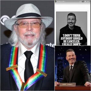 “WE WILL NOT BE SILENT” — Barry Gibb Unleashes Fury on Jimmy Kimmel, Sending Shockwaves Through the Entertainment Industry_cz