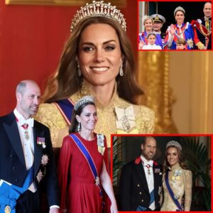 Princess Kate’s Jaw-Dropping Comeback: From Scarlet Drama in July to Golden Majesty in September – A Royal Fashion Reinvention...