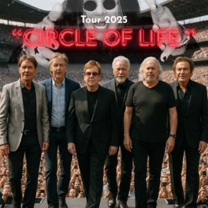 SIX LEGENDS, ONE TRIBUTE: Last night in London, England, history stood still. Cliff Richard, Paul McCartney, Elton John, Tom Jones, Barry Gibb, and Engelbert Humperdinck walked onto the stage side by side, and 70,000 fans nh