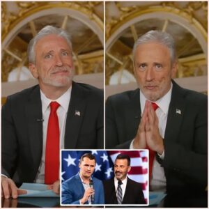 Jon Stewart returned to The Daily Show with a stark warning about “manufactured outrage” after Jimmy Kimmel’s suspension.