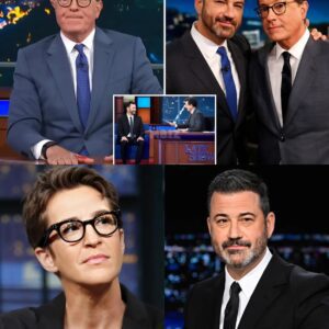 Television Just Broke Its Own Chains — In a Move No One Saw Coming, Rachel Maddow, Stephen Colbert, and Jimmy Kimmel Walked Away From the System to Build a Rebel Newsroom That Has Every Major Network Shaking…nh