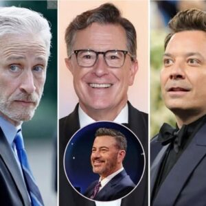 BREAKING: Jon Stewart, Stephen Colbert, and Jimmy Fallon unite in a late-night showdown, sending a chilling warning to ABC.