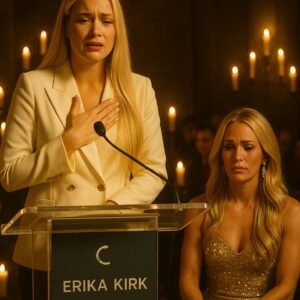 Carrie Underwood was moved to tears as Erika Kirk revealed Charlie’s secret love songs, each ending with: “How can I serve you better as a husband?”